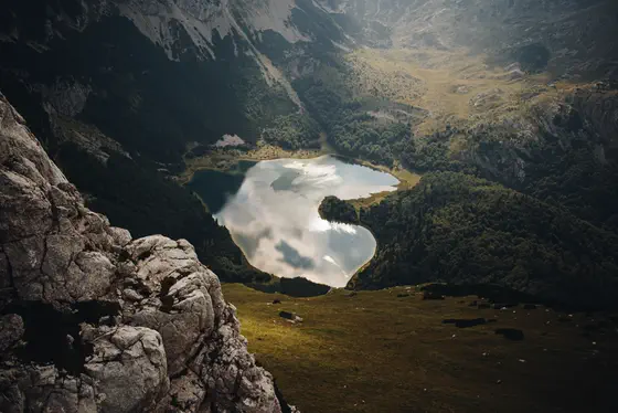 Mountain lake in Montenegro