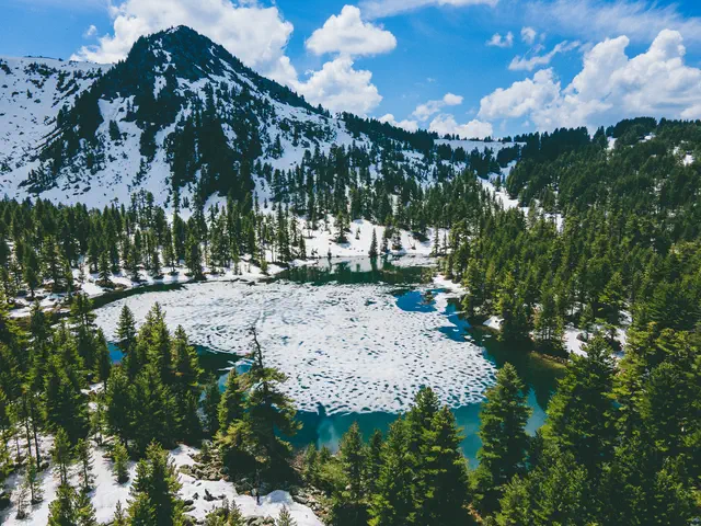 Durmitor National Park landscape in Montenegro