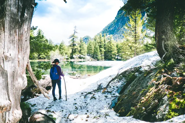 Lake Hridsko near Plav in Montenegro