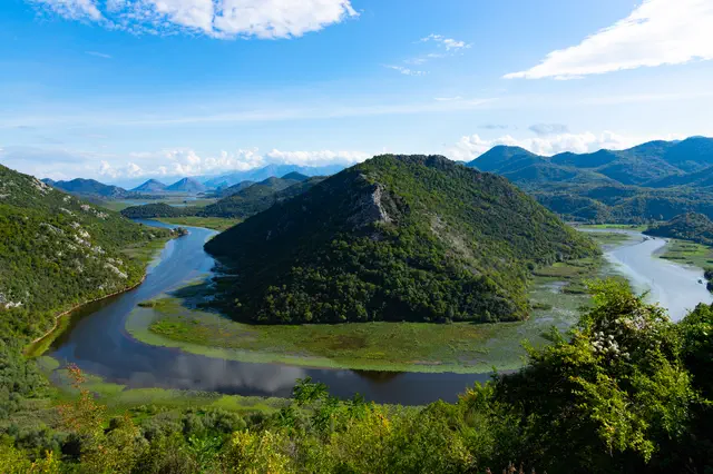 Skadar Lake in Montenegro